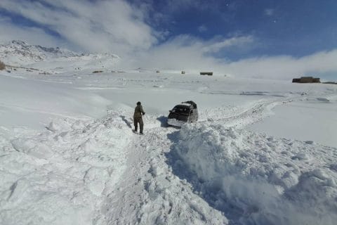 مردم کجاب، کوتل ملایعقوب، دامن خلیل، سگ شانده ولسوالی مرکز بهسود و… در حال پاک کردن سرک