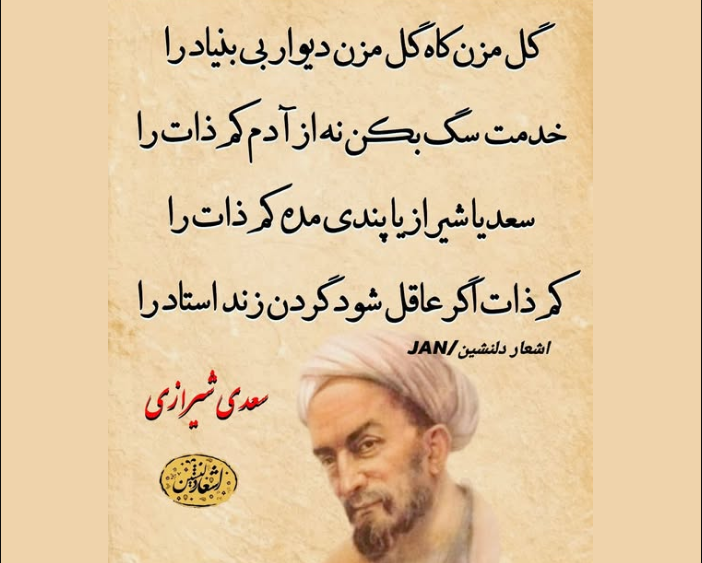 کمزاد اگر عاقل شود، گردن زند استاد را؛